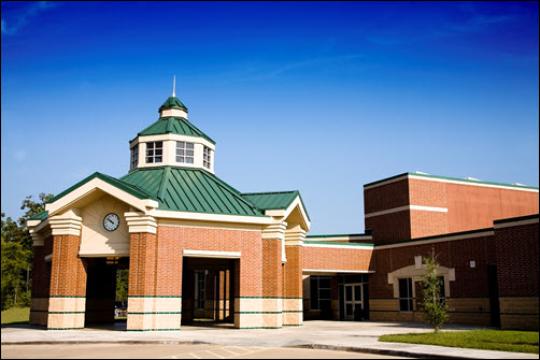 exterior view of a detention center